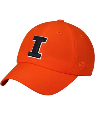 Men's Top of the World Orange Illinois Fighting Illini Primary Logo Staple Adjustable Hat