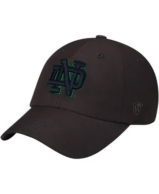 Men's Top of the World Charcoal Notre Dame Fighting Irish Staple Adjustable Hat