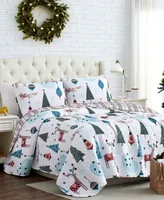 Winter Wonderland Oversized Reversible Piece Quilt Set