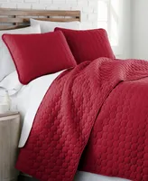 Southshore Fine Linens Ultra-Soft Lightweight Embroidered 3-Pc. Quilt Set, King/California King