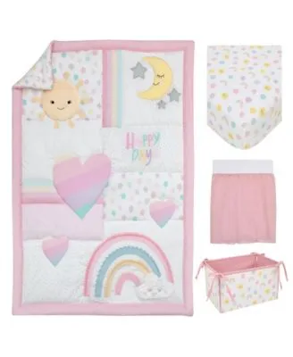 Nojo Happy Days Rainbows Sunshine Nursery Crib Bedding