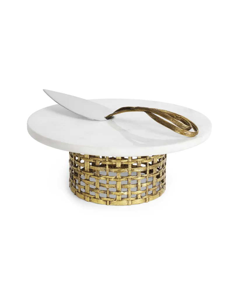 Michael Aram Palm Cake Stand - Gold