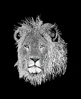 Women's Premium Blend Word Art Lion T-shirt