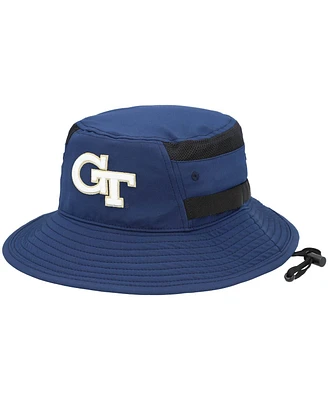 Men's adidas Navy Georgia Tech Yellow Jackets 2021 Sideline Aeroready Bucket Hat