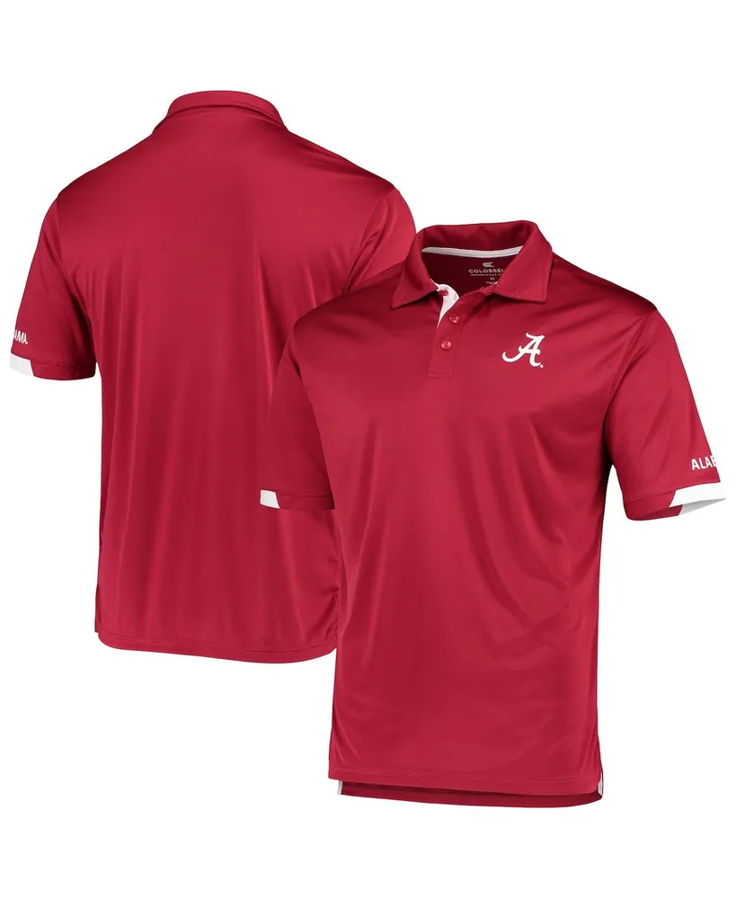 Men's Colosseum Crimson Alabama Tide Santry Polo Shirt