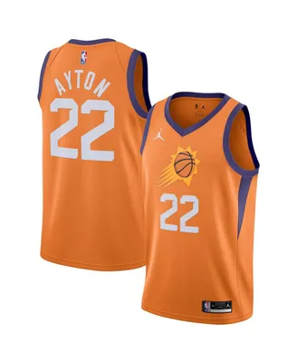 Men's Jordan Deandre Ayton Orange Phoenix Suns 2020/21 Swingman Jersey - Statement Edition