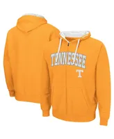 Men's Colosseum Tennessee Orange Volunteers Big and Tall Full-Zip Hoodie