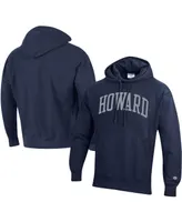 Men's Champion Navy Howard Bison Tall Arch Pullover Hoodie