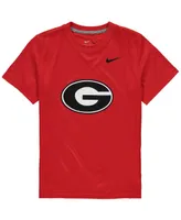 Big Boys Nike Red Georgia Bulldogs Logo Legend Dri-fit T-shirt