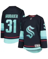 Big Boys Philipp Grubauer Deep Sea Blue Seattle Kraken Home Premier Player Jersey