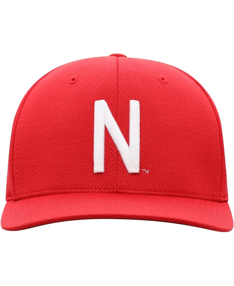 Men's Top of the World Scarlet Nebraska Huskers Reflex Logo Flex Hat