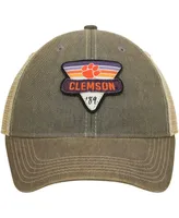 Men's Gray Clemson Tigers Legacy Point Old Favorite Trucker Snapback Hat