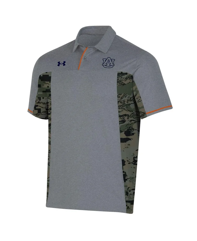 Men's Under Armour Gray Auburn Tigers Freedom Polo Shirt