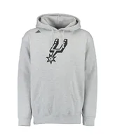 Men's adidas LaMarcus Aldridge Gray San Antonio Spurs Name and Number Pullover Hoodie