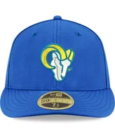 Men's New Era Royal Los Angeles Rams Omaha Low Profile 59Fifty Fitted Team Hat