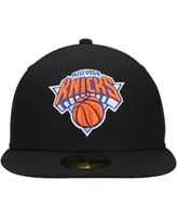 Men's New Era Black New York Knicks Team Wordmark 59Fifty Fitted Hat