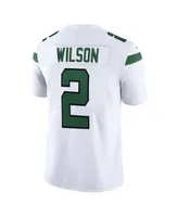 Men's Nike Zach Wilson Spotlight White New York Jets Vapor Limited Jersey