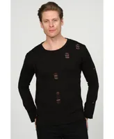 Ron Tomson Men's Modern Distorted Sweater