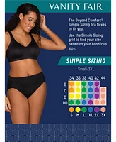 Vanity Fair Women's Beyond Comfort Simple Sizing Wirefree Bra 72204