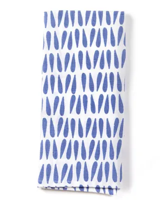 Coton Colors Iris Blue Drop Kitchen Towel