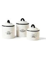 Jay Imports Home Made Happiness 3 Piece Canister Set