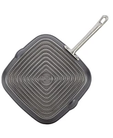 Anolon Accolade Forged Hard-Anodized Nonstick Square Grill Pan, 11-Inch, Moonstone