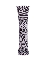 Natori Women's Zebra Printed Fashion Crew Socks