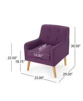 Felicity Mid Century Arm Chair Set, 2 Piece