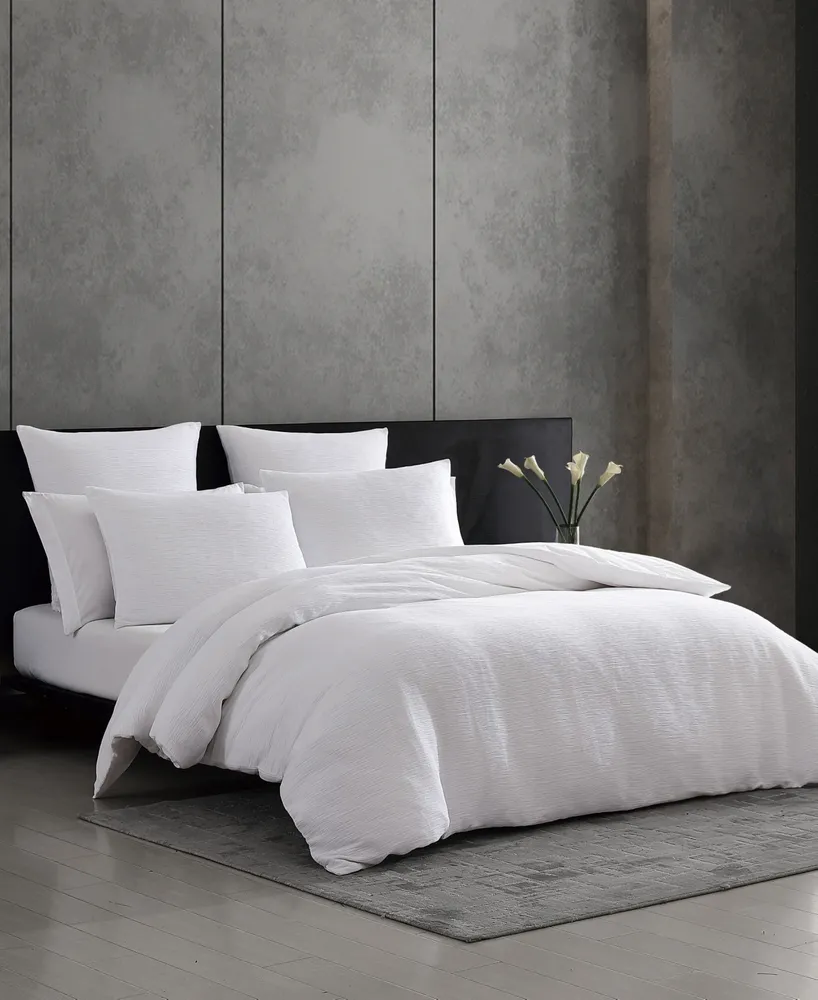 Vera Wang Abstract Crinkle Reversible Comforter Mini Set