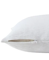 Vera Wang Solid Textured Pleats European Sham Set