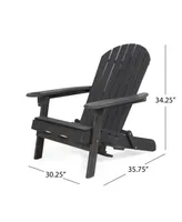 Bellwood Outdoor Acacia Folding Adirondack Chair