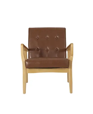 Marcola Mid Century Modern Upholstered Club Chair