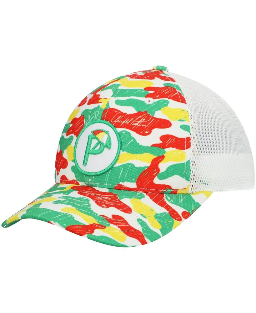 Men's Puma Green Arnold Palmer Invitational Multi Camo Snapback Hat