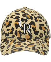 Women's '47 Colorado Rockies Tan Bagheera Cheetah Clean Up Adjustable Hat