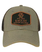 Men's Gray Boston College Eagles Practice Old Favorite Trucker Snapback Hat