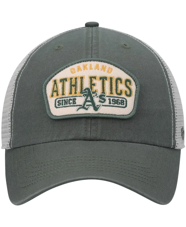 47 Brand Men's '47 Brand Green Oakland Athletics Cledus Mvp Trucker  Snapback Hat