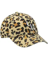 Women's '47 Colorado Rockies Tan Bagheera Cheetah Clean Up Adjustable Hat