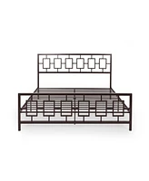 Claudia Modern Iron Bed Frame, King