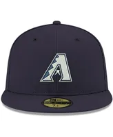 Men's New Era Navy Arizona Diamondbacks Logo White 59FIFTY Fitted Hat