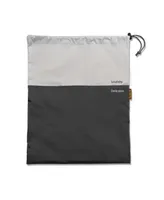 Travel Laundry Bag, 2 Compartment - Silver