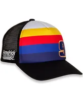 Men's Hendrick Motorsports Team Collection Black Chase Elliott Foam Trucker Snapback Adjustable Hat