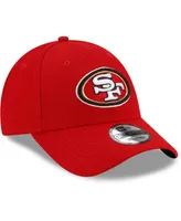 Men's New Era Scarlet San Francisco 49ers Team The League 9FORTY Adjustable Hat