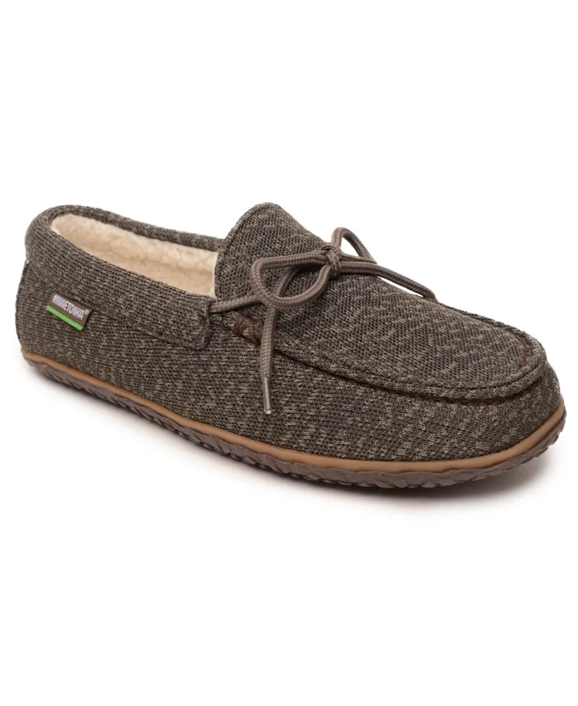 Minnetonka Men's Eco Oak Slippers