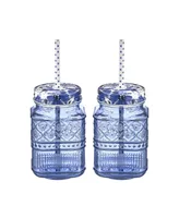 Godinger Claro Mason Jars, Set of 2