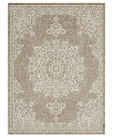 Nicole Miller Patio Country Azalea 5'2" x 7'2" Outdoor Area Rug