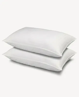 Ella Jayne 100% Cotton Dobby-Box Shell Soft Density Stomach Sleeper Down Alternative Pillow, Standard