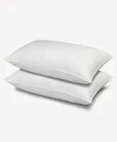 Ella Jayne 100% Cotton Dobby-Box Shell Soft Density Stomach Sleeper Down Alternative Pillow, Standard