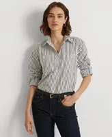 Lauren Ralph Striped Cotton Shirt