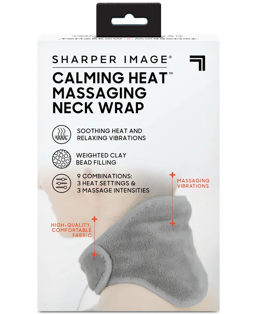 Calming Heat by Sharper Image Heated Vibrating Neck Wrap