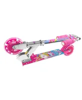 Ozbozz Unicorn Magical Sparkles Foldable Scooter Light Up Wheels